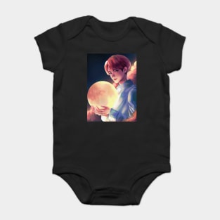 Boy Who Holds the Moon Baby Bodysuit